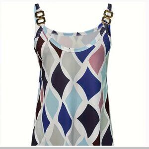 Multi Color Camisole Tank Top Size Fits Size XL